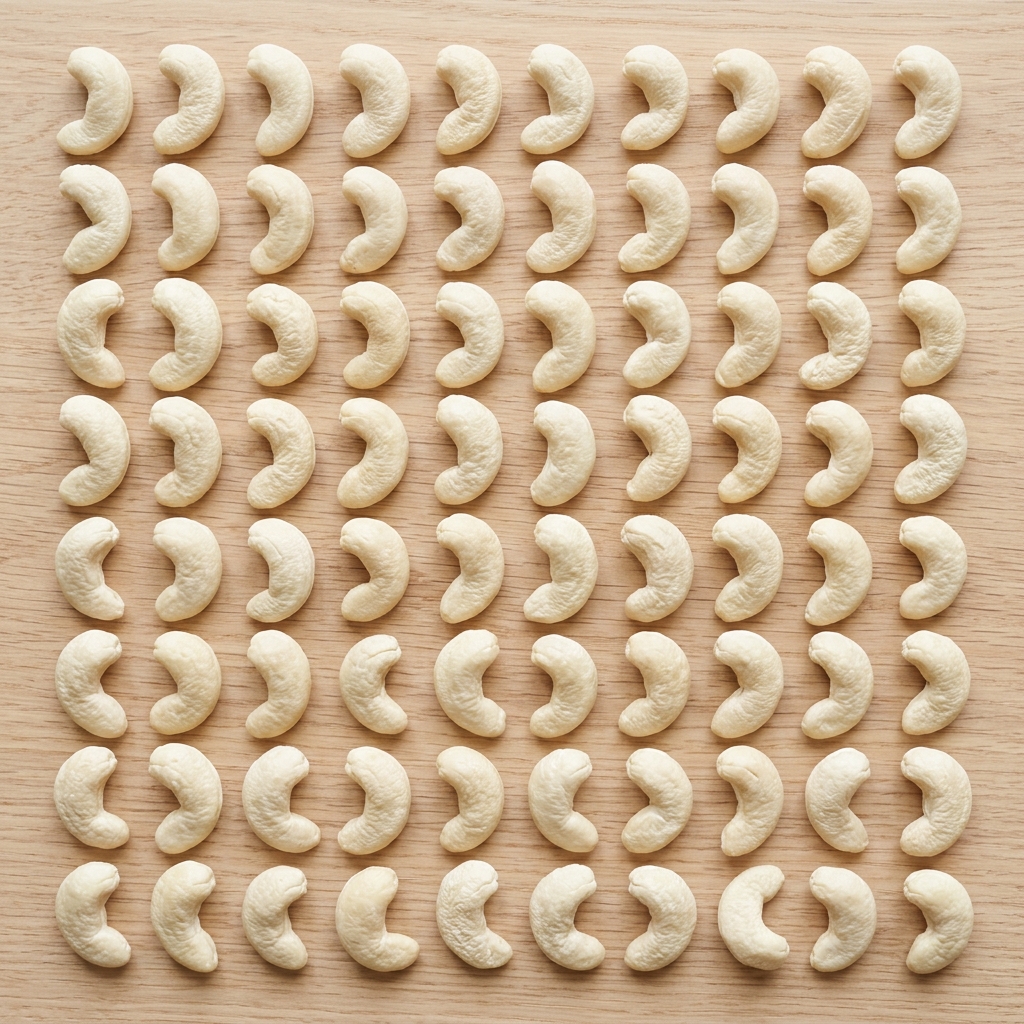 Premium Whole White Cashew Kernels
