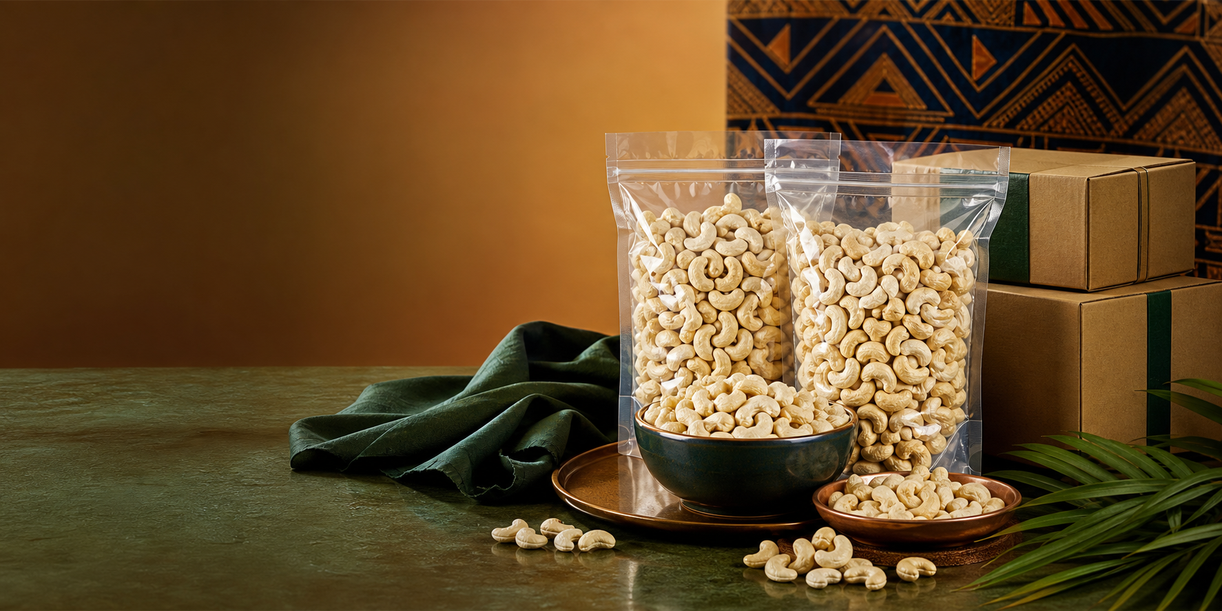 White Whole Cashew Kernels